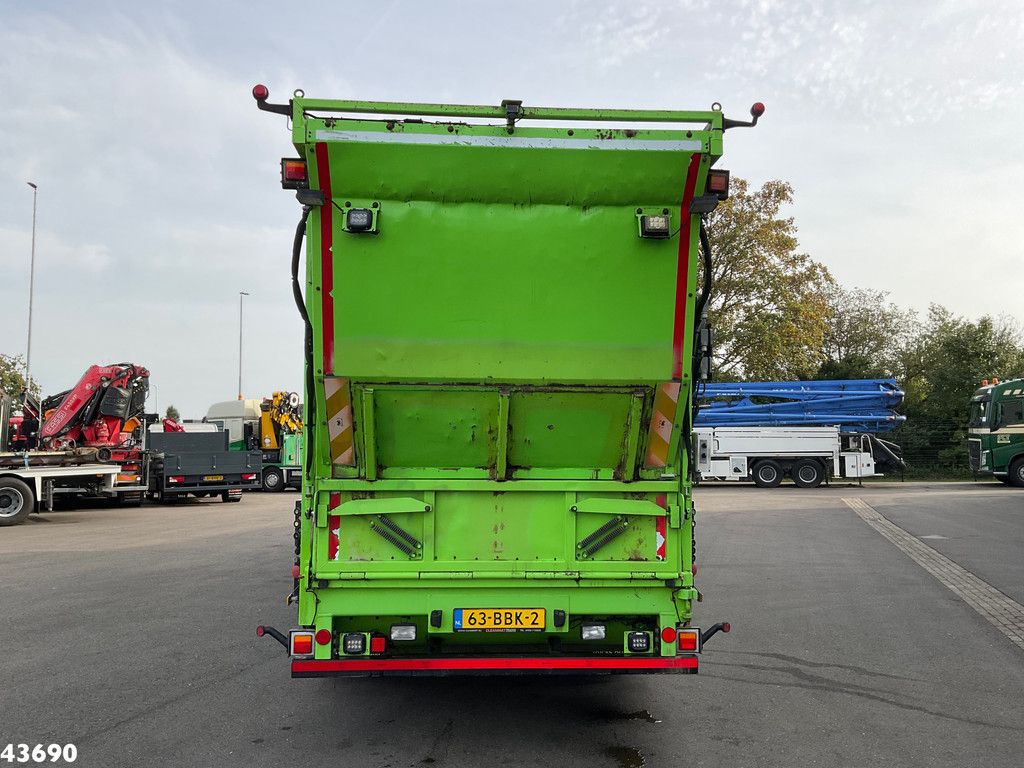 Scania P 360 Faun 18m³ + Hiab crane + Underground Container Washing Installation