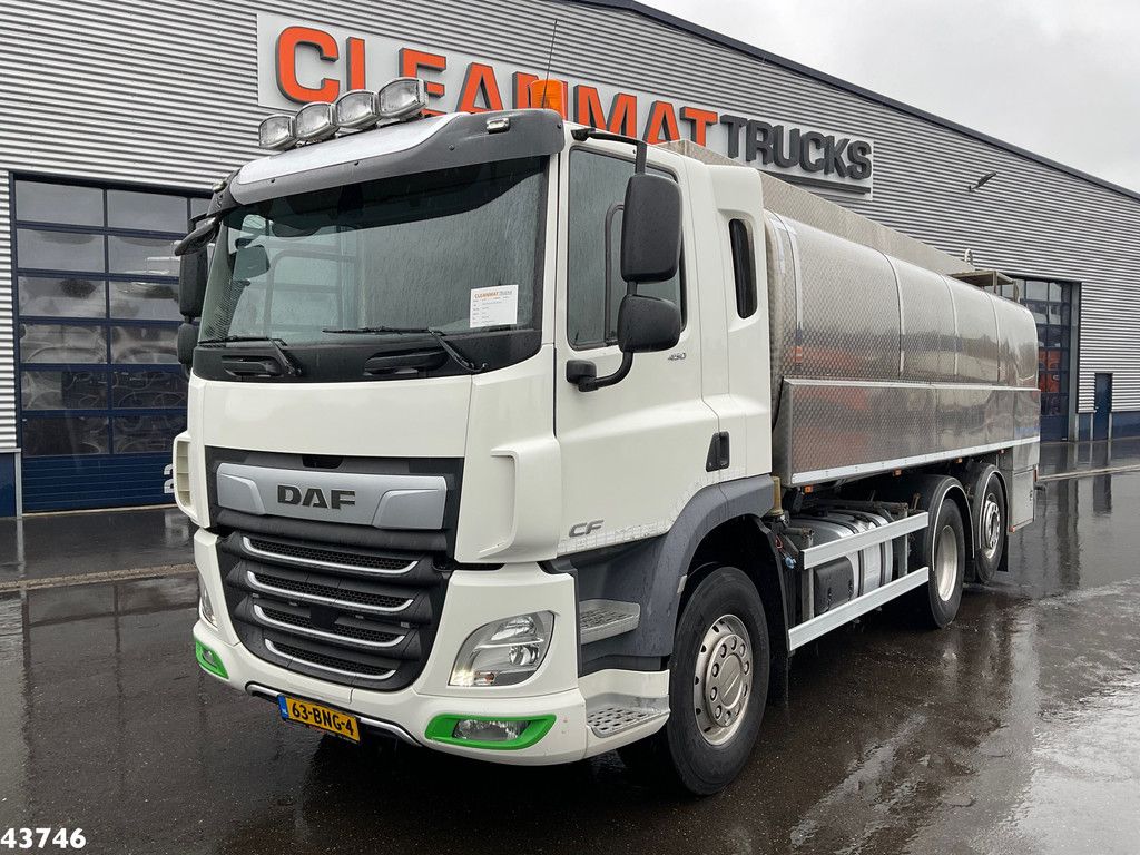 DAF FAN CF 450 Euro 6 RVS Milchtank