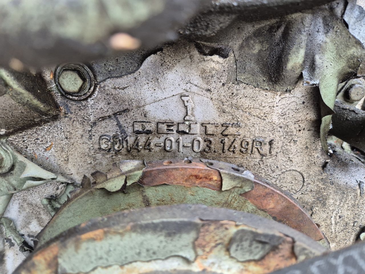 DEUTZ FAHR aggregaat met Deutz motor V6