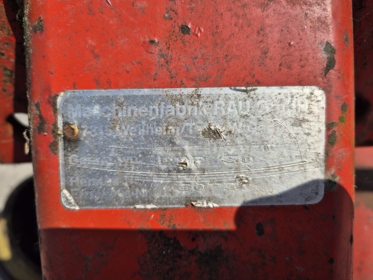 RAU pennenfrees met werkbreedte 3 m