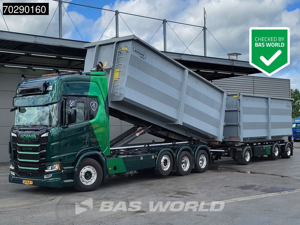 Scania R500 8X2 NL-Truck VDL SK-25-6600 Hooklift Retarder 2xTanks Navi ACC Euro 6