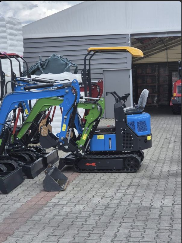 Minigraver Bagger 1000 PRO, Kingway Diesel, Joysticks Knikarm