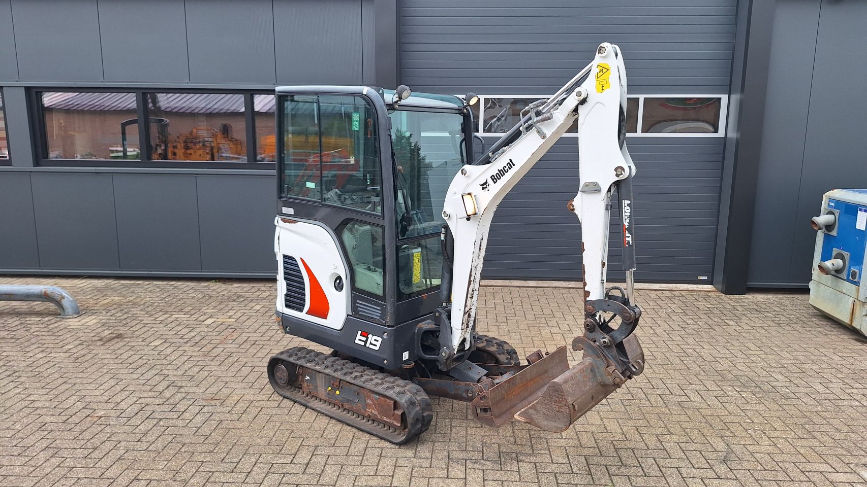 Bobcat E19 sloop/sorteer functie(2018)