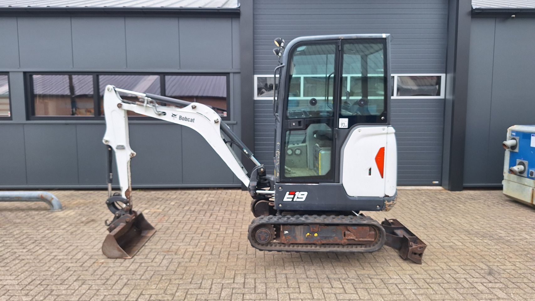 Bobcat E19 sloop/sorteer functie(2018)