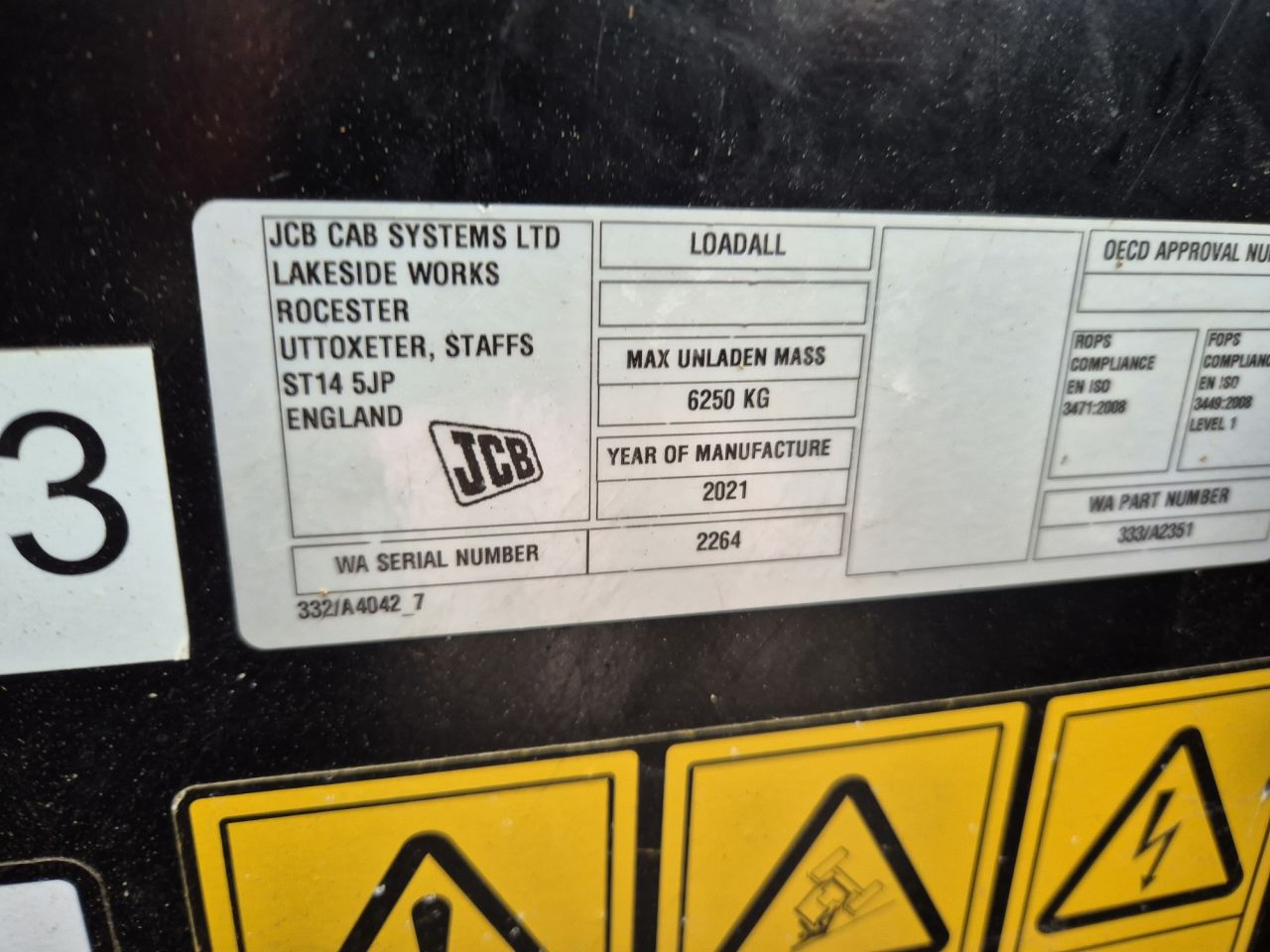 JCB 516-40 verreiker met hefhoogte 4 m