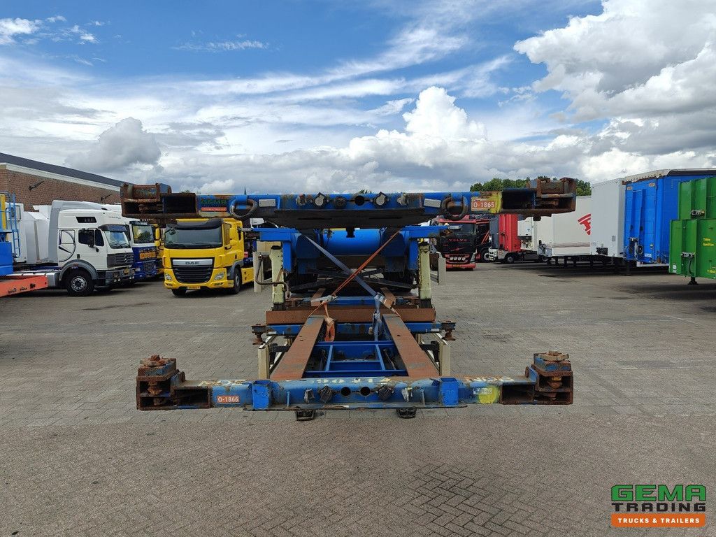 Krone SDC 27 3-axles BPW - DrumBrakes - 4700KG - 2x 20FT 1x 30FT 1x40FT - Package of 2