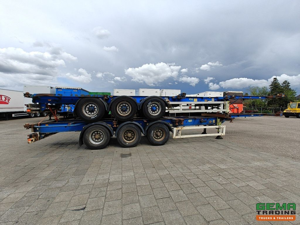 Krone SDC 27 3-axles BPW - DrumBrakes - 4700KG - 2x 20FT 1x 30FT 1x40FT - Package of 2