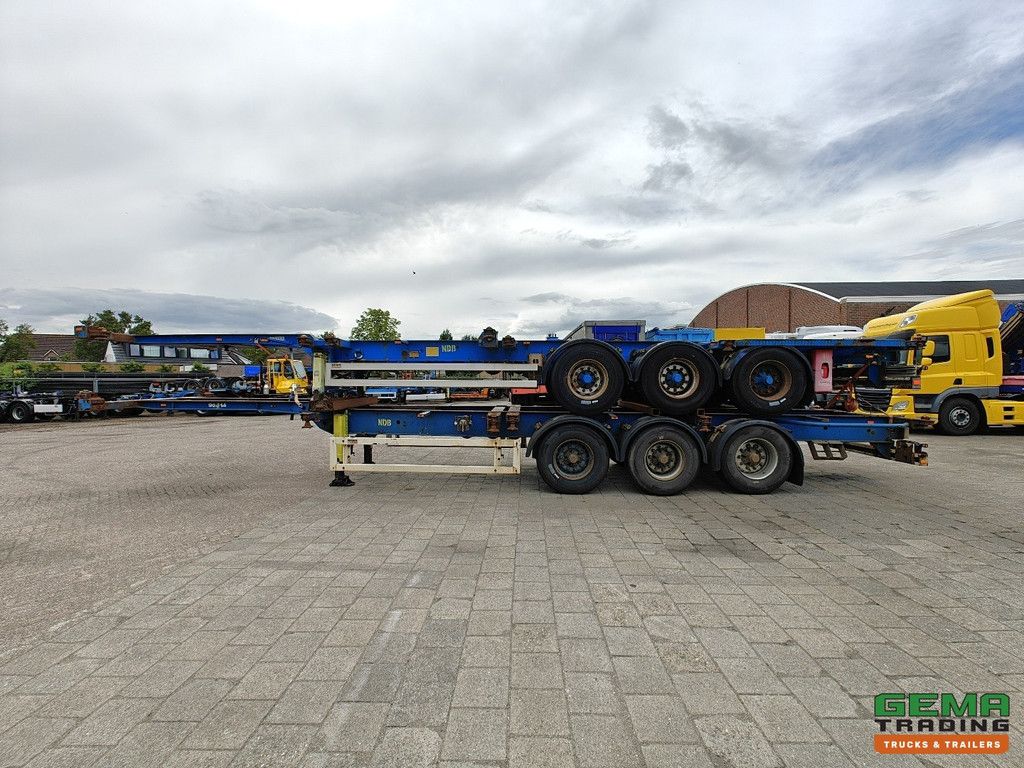 Krone SDC 27 3-axles BPW - DrumBrakes - 4700KG - 2x 20FT 1x 30FT 1x40FT - Package of 2