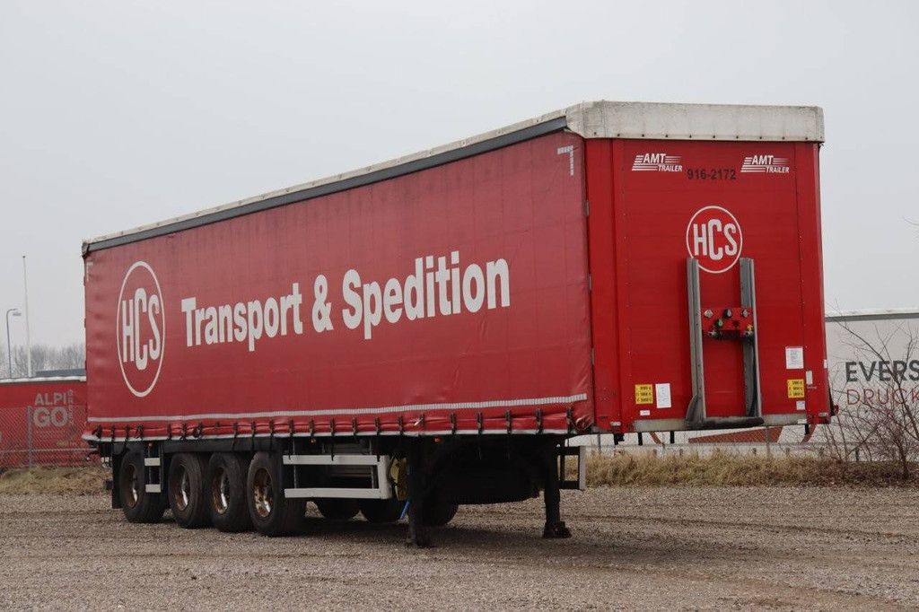 Sliding curtain semi-trailer AMT Auflieger Curtainsider Standard 2019