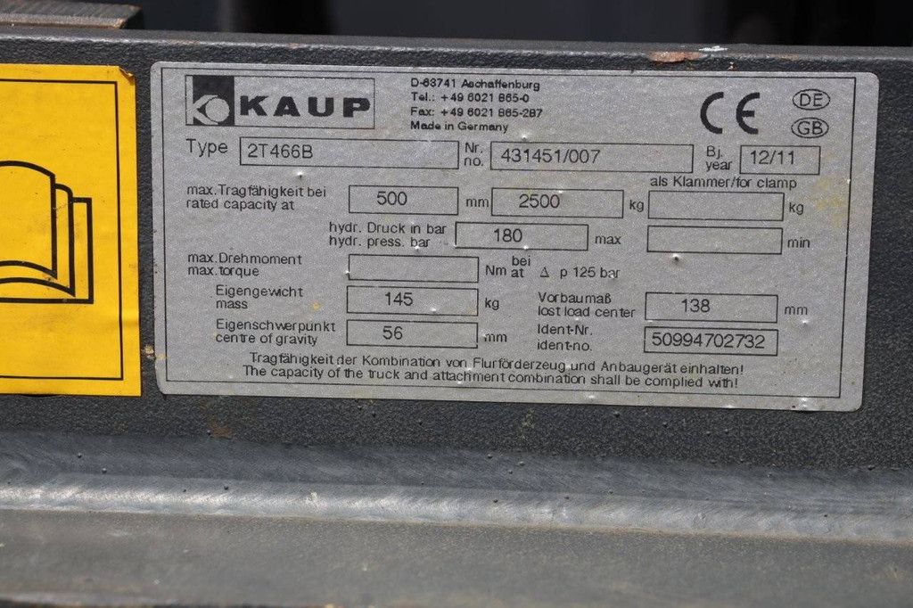 Forklift Still RX 20-20 Electric 2000kg 2012