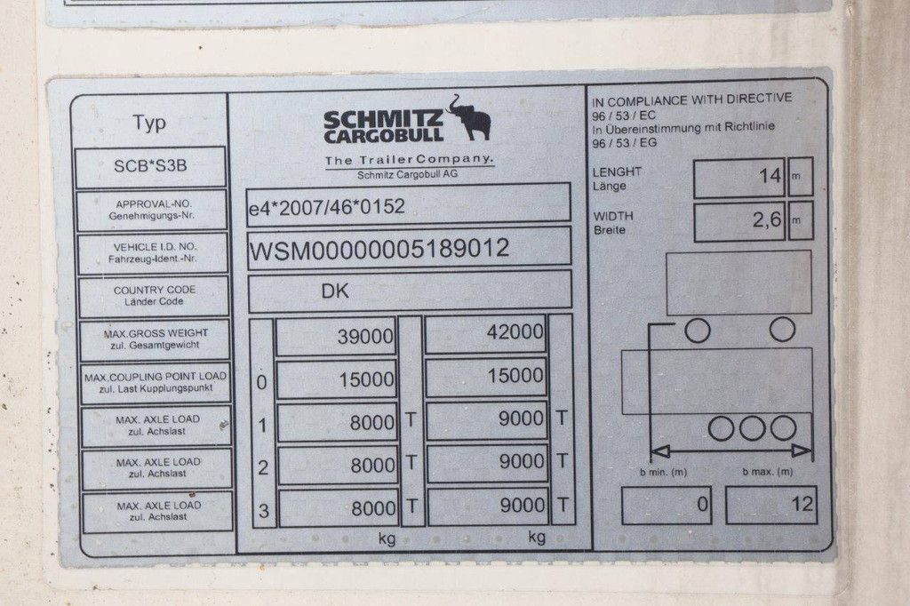 Kühlkoffer Schmitz Cargobull SCB S3B 2017