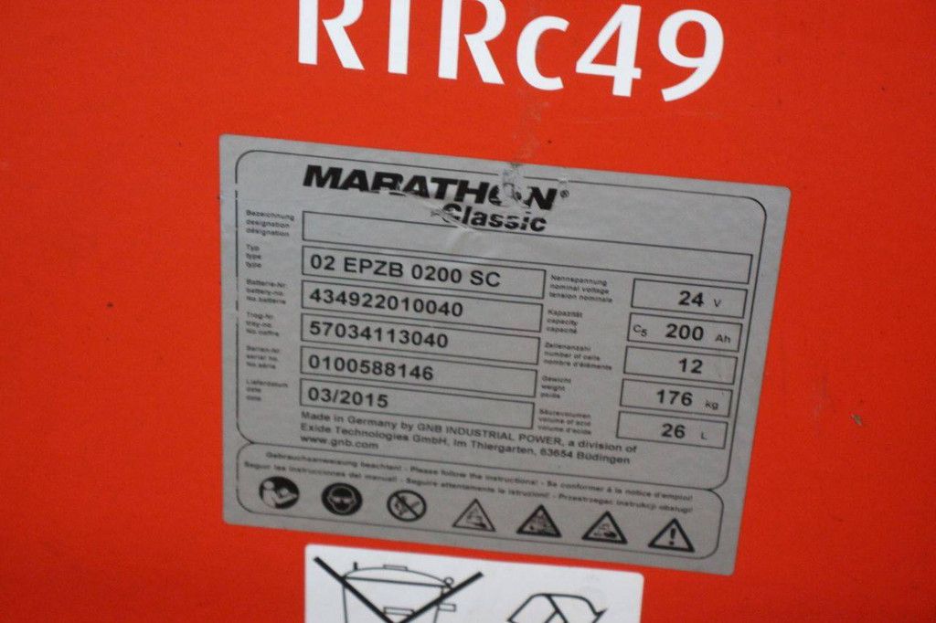 Stapelaar Linde L12 Elektrisch 1200kg 2.0m 2015