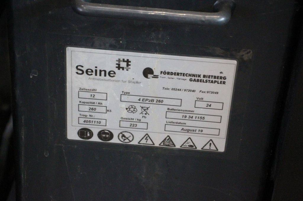 Stapelaar BT SWE140L Elektrisch 2000kg 2015