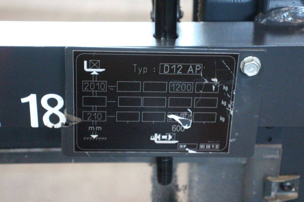 Stacker Linde D12 AP Electric 1200kg 2.01m 2018