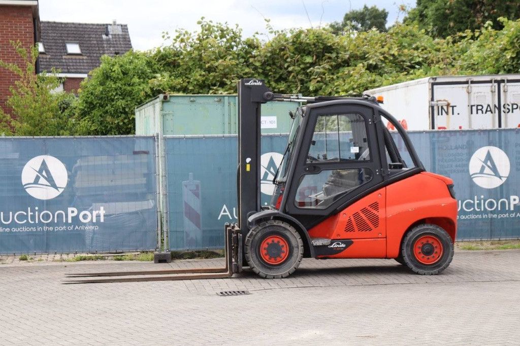 Forklift Linde H50D-02 Diesel 5000kg 5.0m 2014