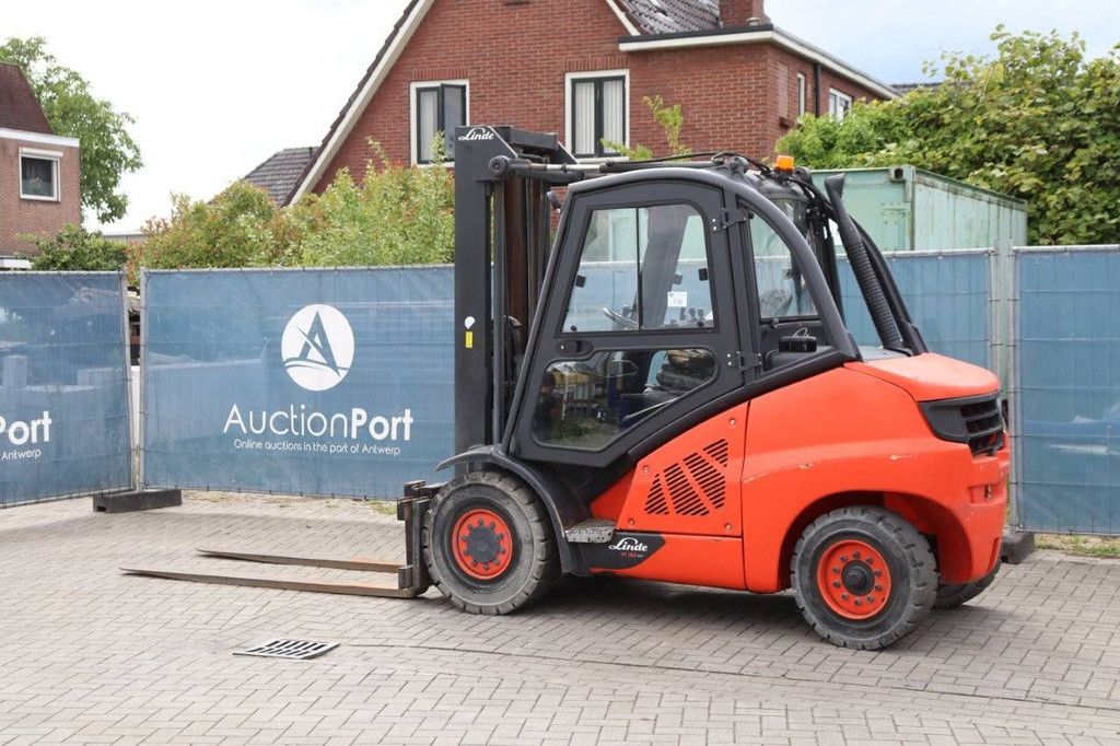 Forklift Linde H50D-02 Diesel 5000kg 5.0m 2014
