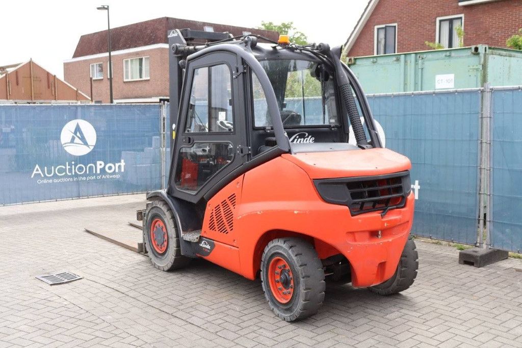 Forklift Linde H50D-02 Diesel 5000kg 5.0m 2014