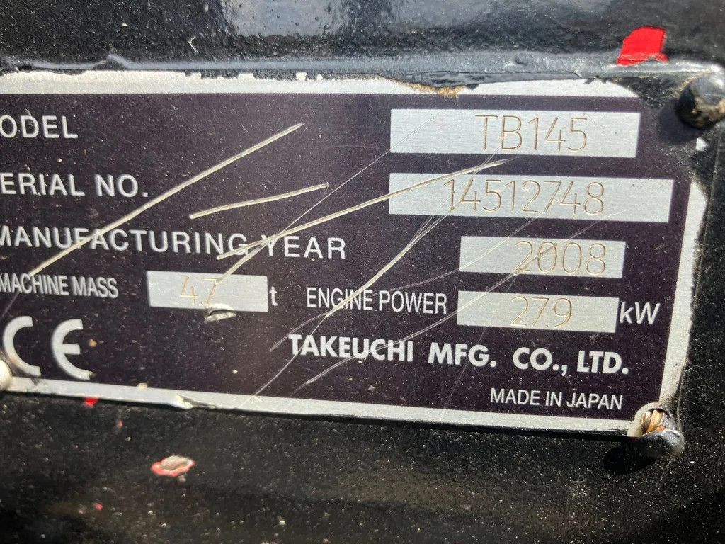 Takeuchi TB 145 Graafmachine Minigraver