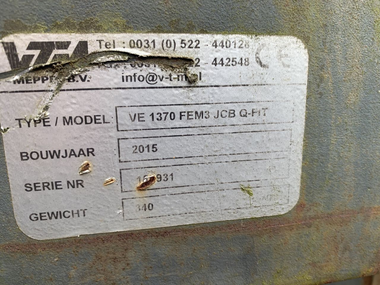 JCB Zwaar vorkenbord