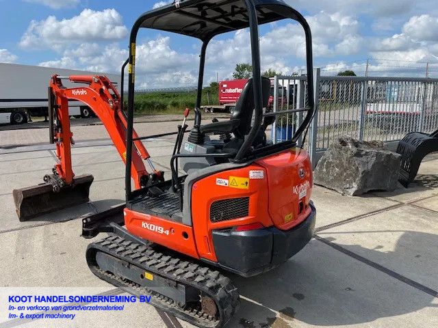 Kubota KX 019-4 2x extra Hydraulische Functie