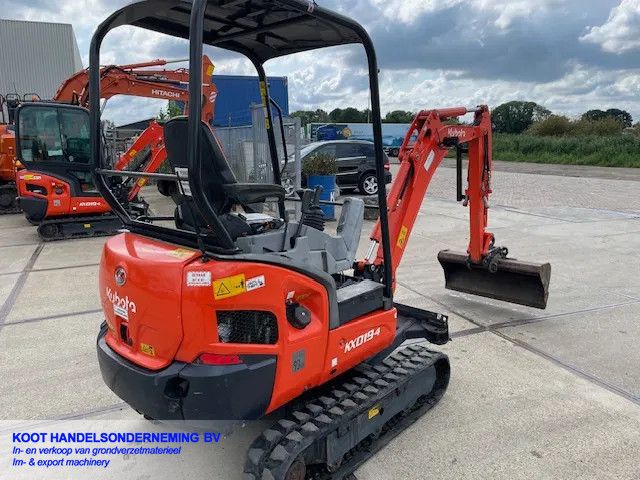 Kubota KX 019-4 2x extra Hydraulische Functie
