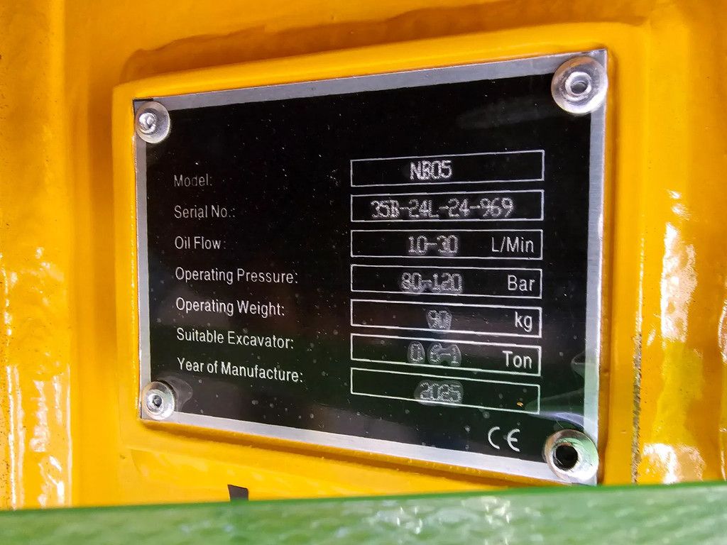 Caterpillar Nb05 prikker hakhamer minigraver sloophamer