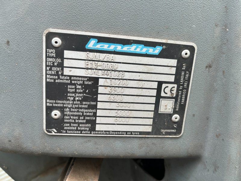 Landini LEGEND 135 TDI, FKH + FZW
