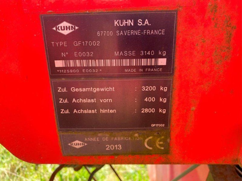 Kuhn GF 17002