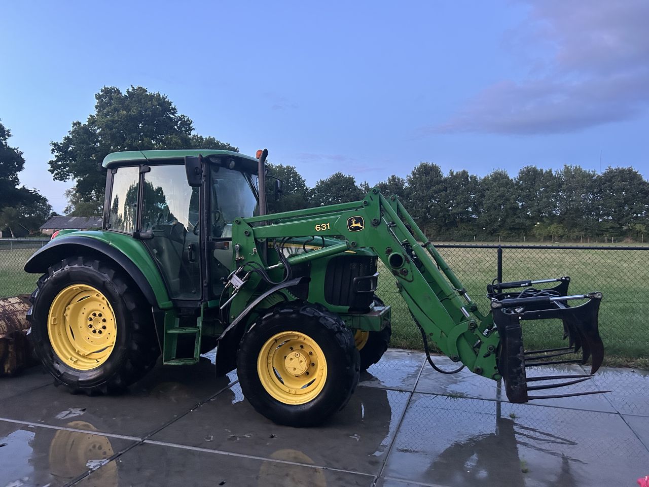 John deere 6020 met voorlader