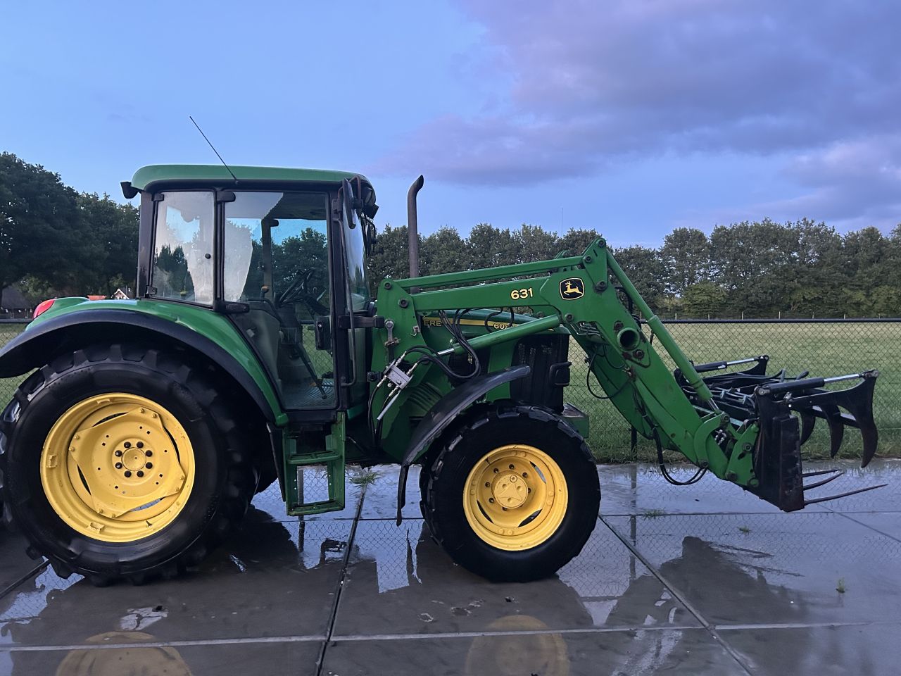 John deere 6020 met voorlader