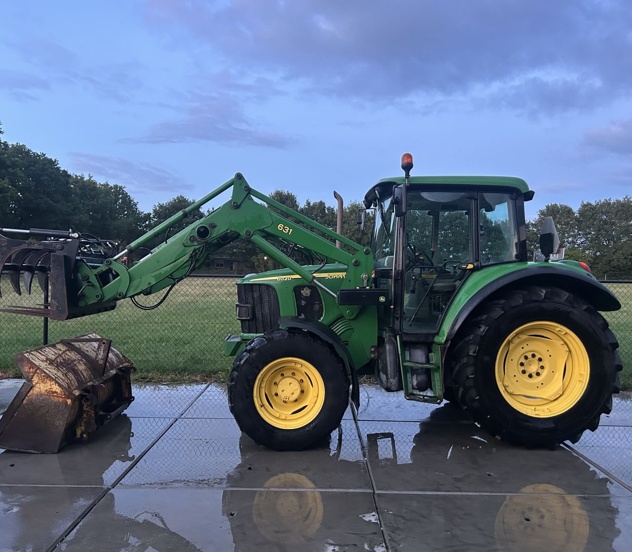John deere 6020 met voorlader