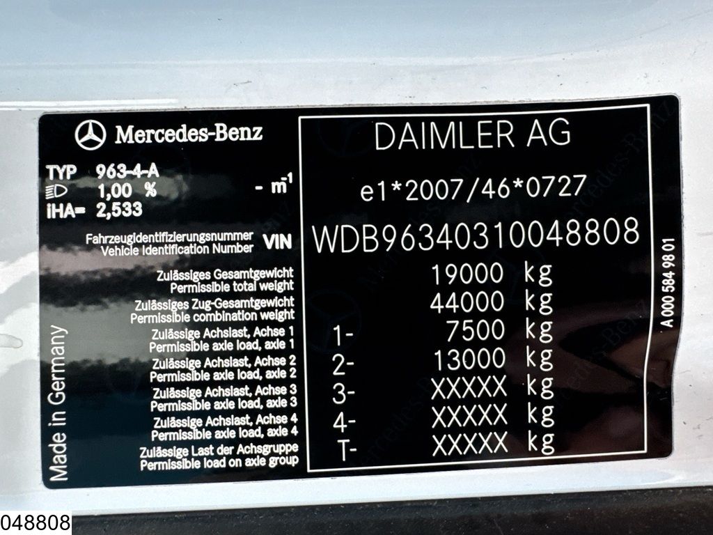 Mercedes Actros 1845 EURO 6