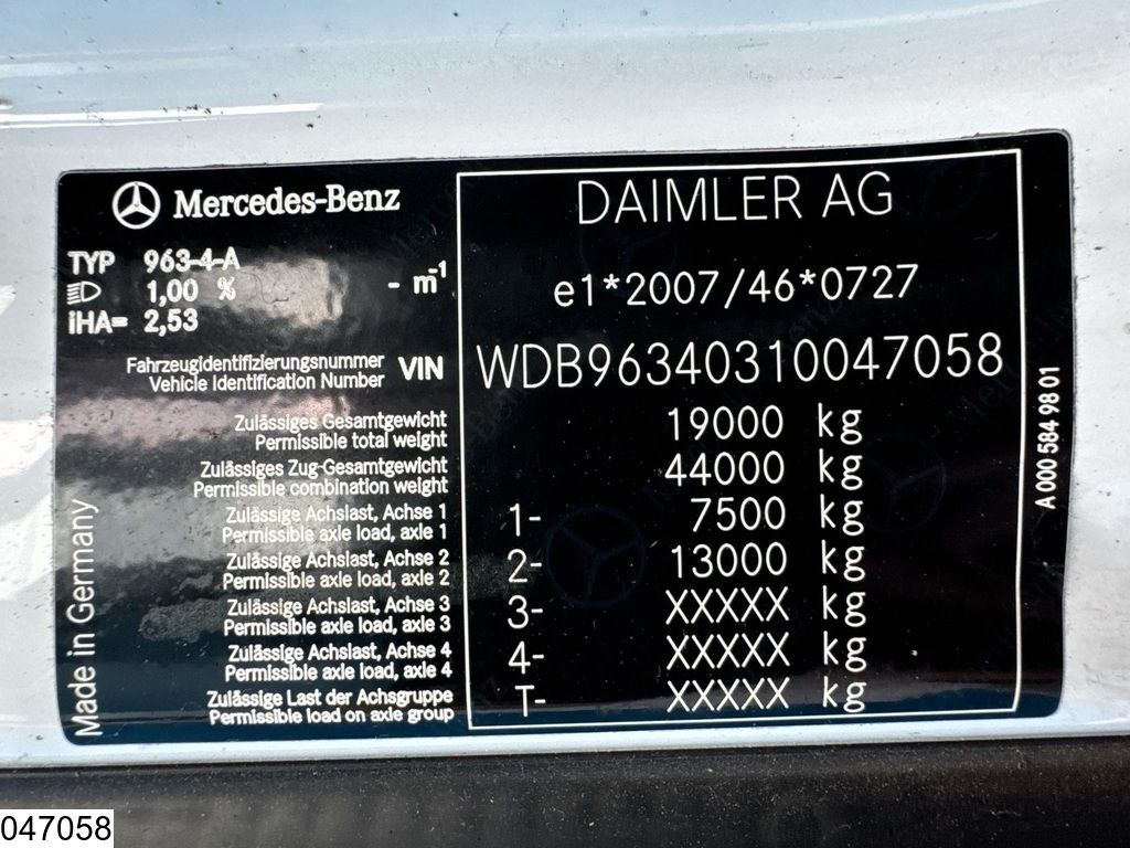 Mercedes Actros 1845 EURO 6