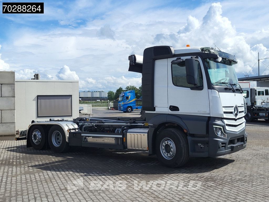 Mercedes Actros 2745 6X2 NEW! Meiller RS21-70 Hooklift Retarder Lift+Steering Axle PPC Navi