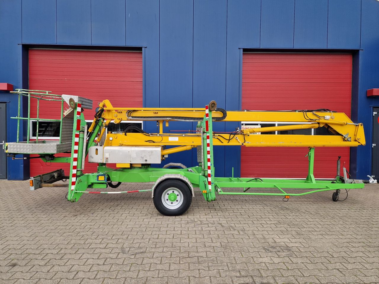 OMME 1700 AANHANGER HOOGWERKER 17M ACCU 230V HOOGWERKERBOEK