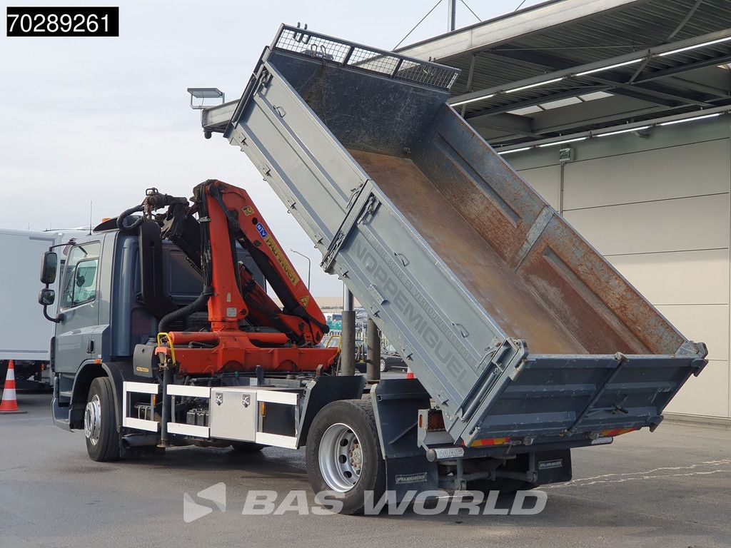 DAF FA75 CF75.250 4X2 Palfinger PK11000 Crane 8m3 tipper Manual Euro 4