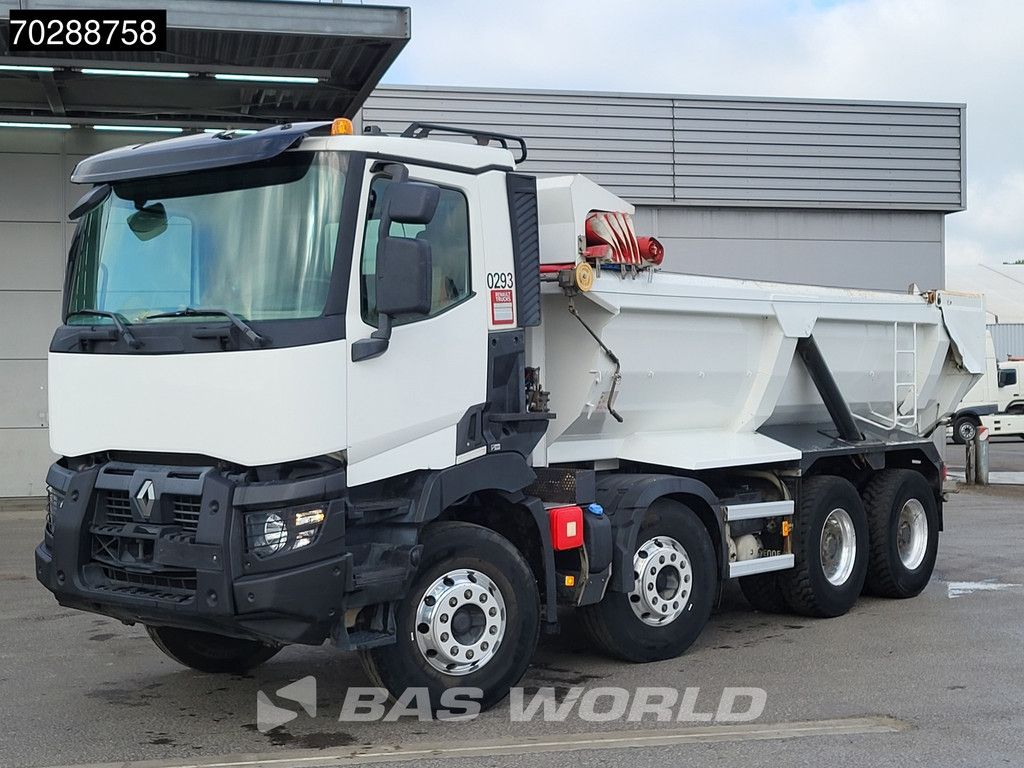 Renault C 430 8X4 15m3 FOREZ BENNE Steel suspension Big-Axle Automatic Euro 6