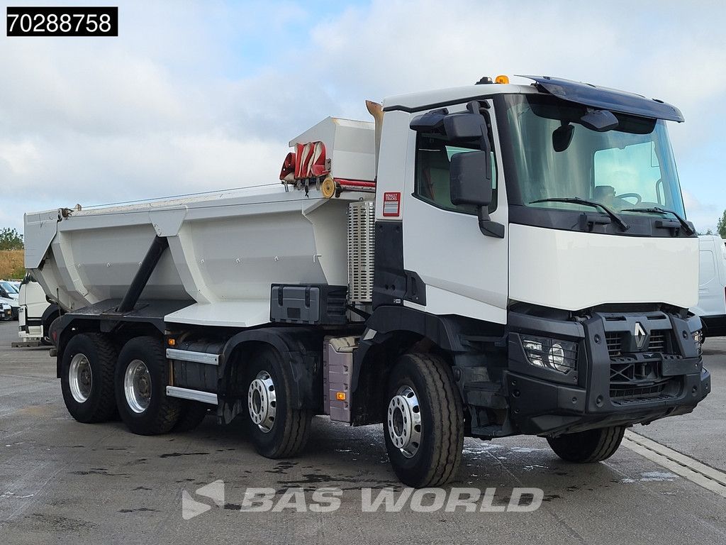 Renault C 430 8X4 15m3 FOREZ BENNE Steel suspension Big-Axle Automatic Euro 6