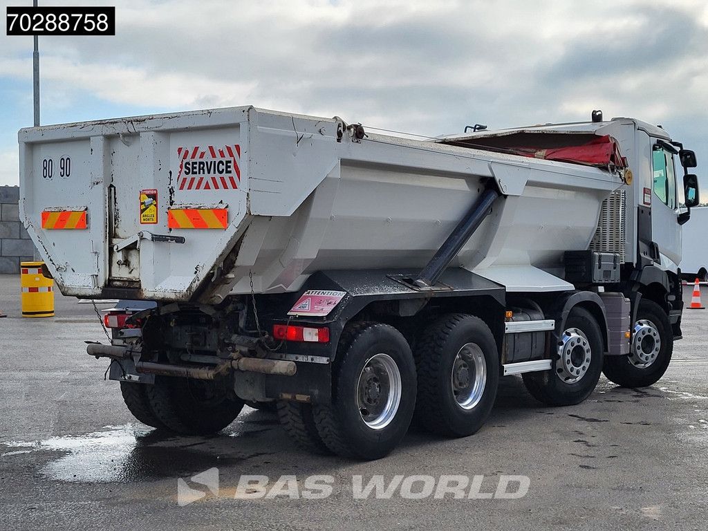 Renault C 430 8X4 15m3 FOREZ BENNE Steel suspension Big-Axle Automatic Euro 6