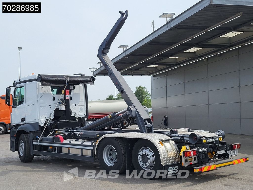 Mercedes Actros 2745 6X2 NEW! Meiller RS21-70 Abrollkipper Lift-Lenkasche Retarder PPC Navi Automatic