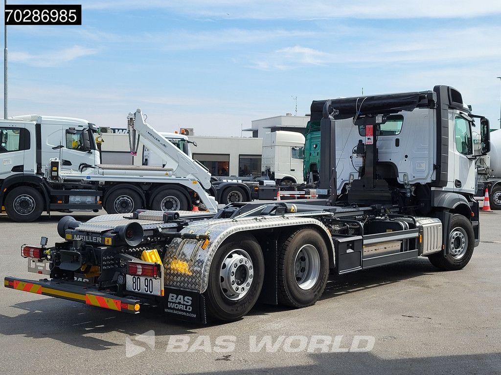 Mercedes Actros 2745 6X2 NEW! Meiller RS21-70 Abrollkipper Lift-Lenkasche Retarder PPC Navi Automatic