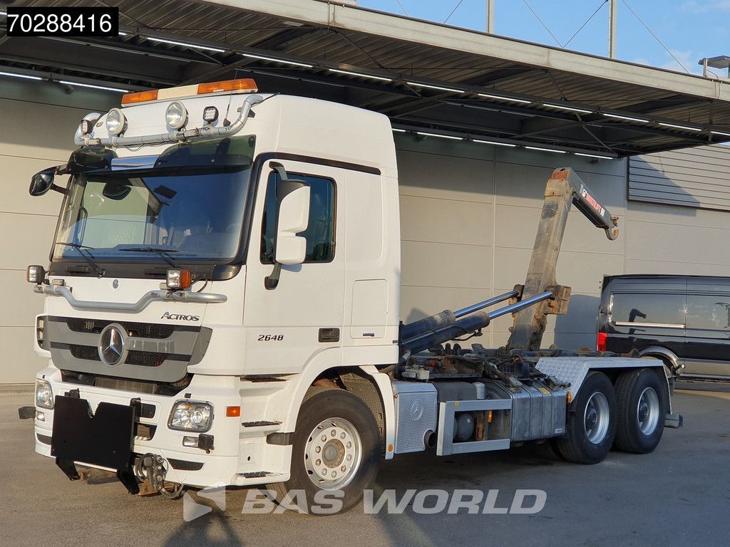Mercedes Actros Actros 2648 6X4 HIAB XR20SL56 Hooklift Big-Axle Automatic Euro 5