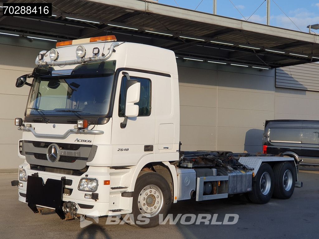 Mercedes Actros Actros 2648 6X4 HIAB XR20SL56 Hooklift Big-Axle Automatic Euro 5