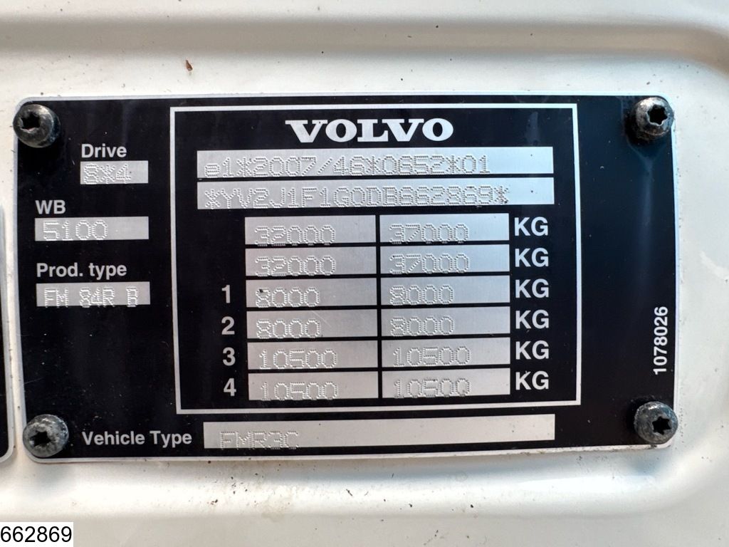 Volvo FM 410 8x4, EURO 5, PTO