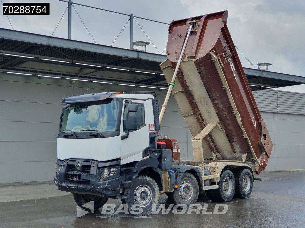 Renault K 440 8X4 18m3 Retarder Big-Axle Steelsuspension Automatic Euro 6