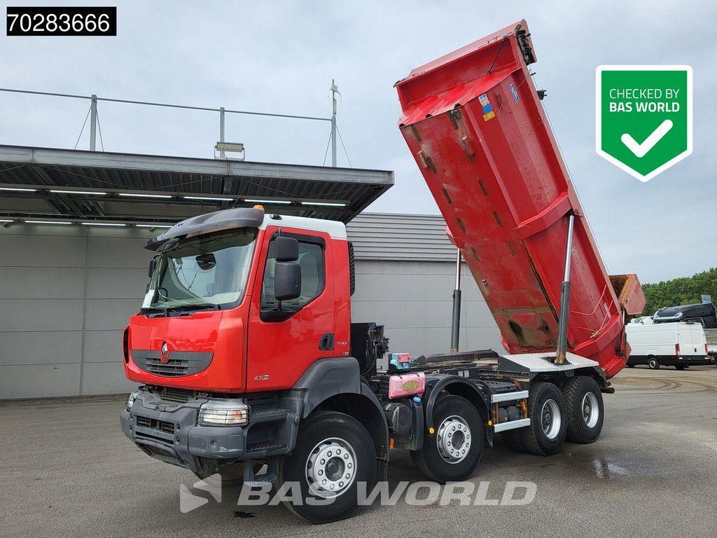Renault Kerax 430 8X4 16m3 Forez Bennes tipper Full Steel Big-Axle Automatic Euro 5