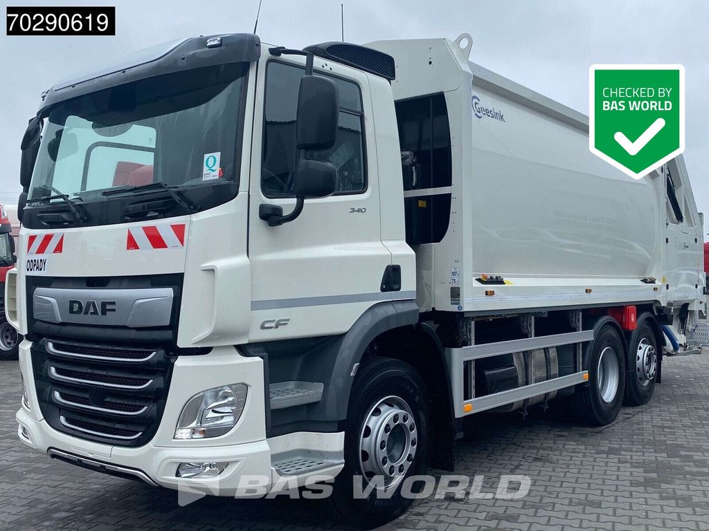 DAF CF CF 340 6X2 NEW! Geesink 21m3 Automatic Steering Axle Euro 6