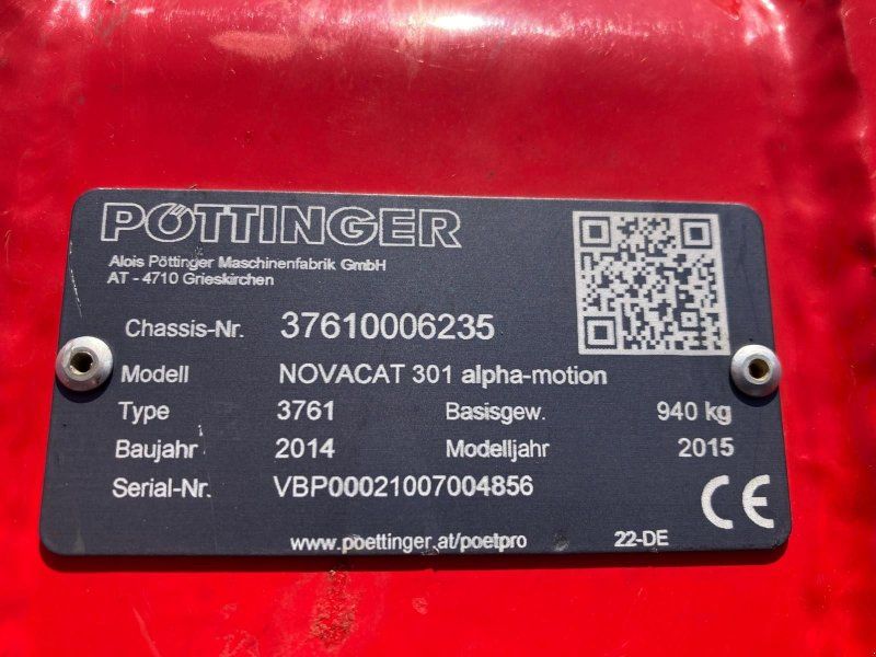 Pöttinger Alpha Motion Novacat 301