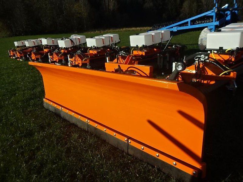M&H Schneeschild 3 Meter SP  Hydraulisch schwenkbar- mit Anfahrsic