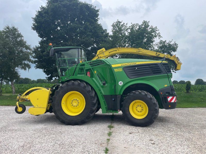 John Deere 9600i mit Kemper 460 Plus und PU 639